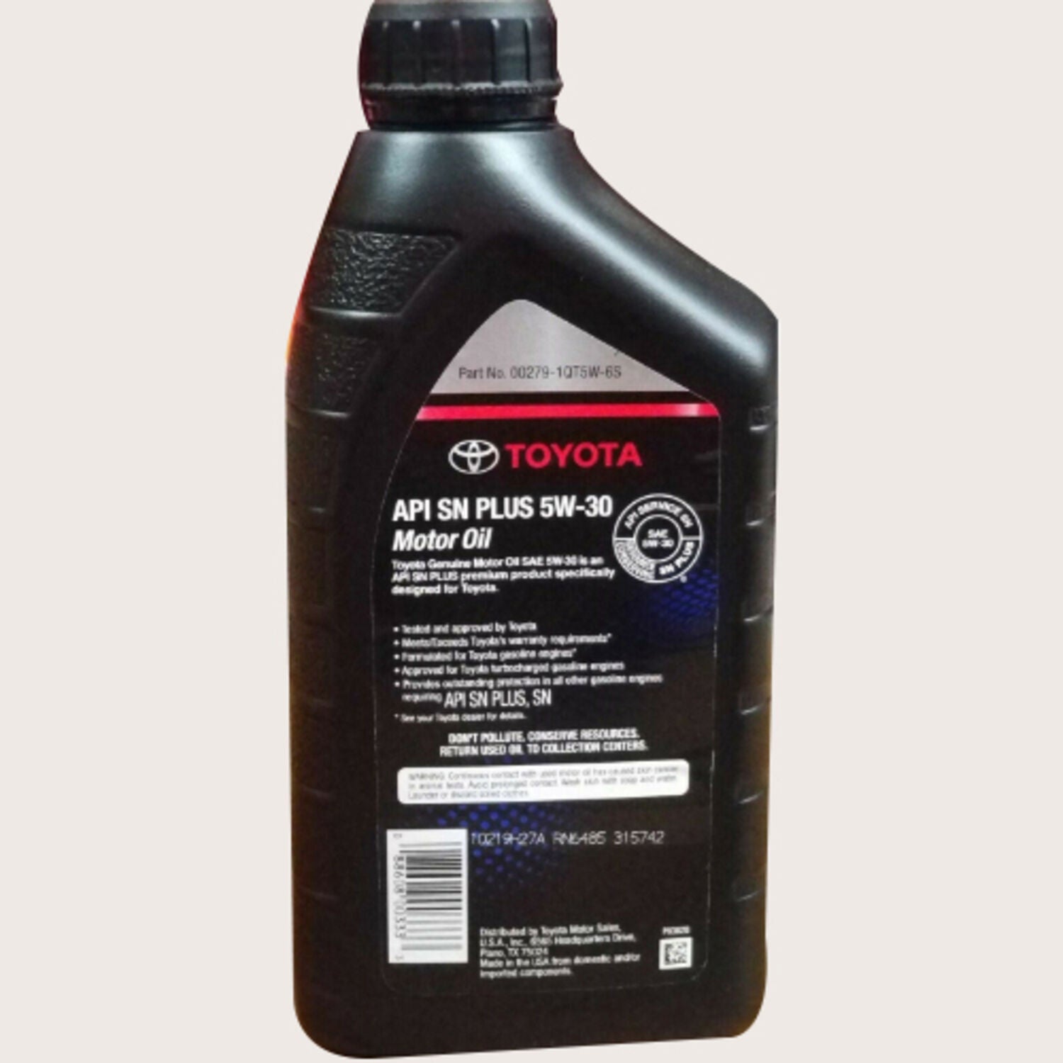 TOYOTA - TOYOTA 5W30 OIL QT