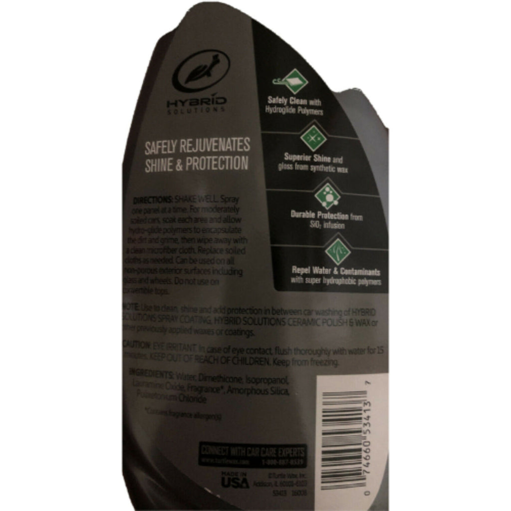 TURTLE WAX - TURT HYB S CLEAN & BOOST 6/32OZ