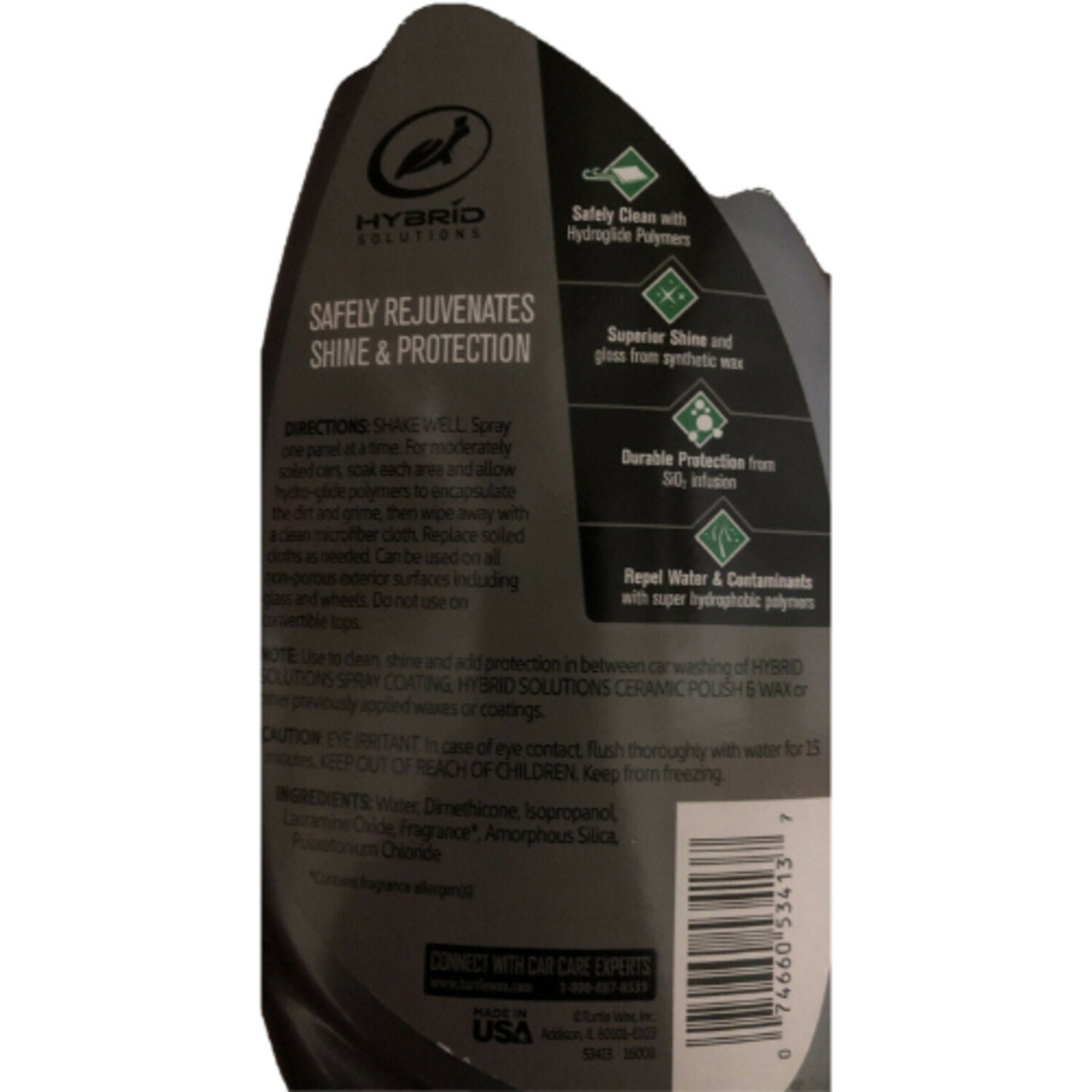 TURTLE WAX - TURT HYB S CLEAN & BOOST 6/32OZ