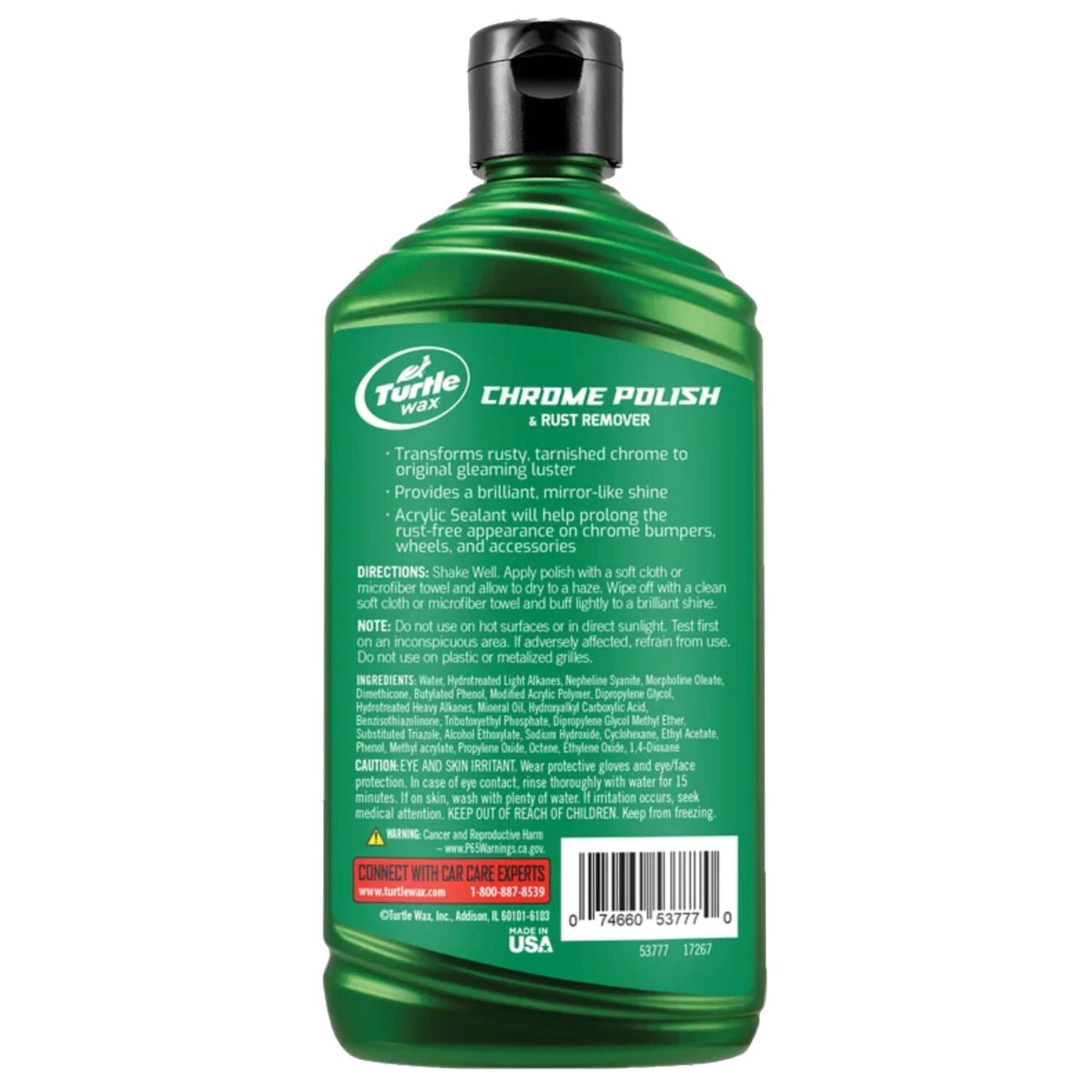 TURTLE WAX - TURTLE CHROME POLISH 6/10OZ