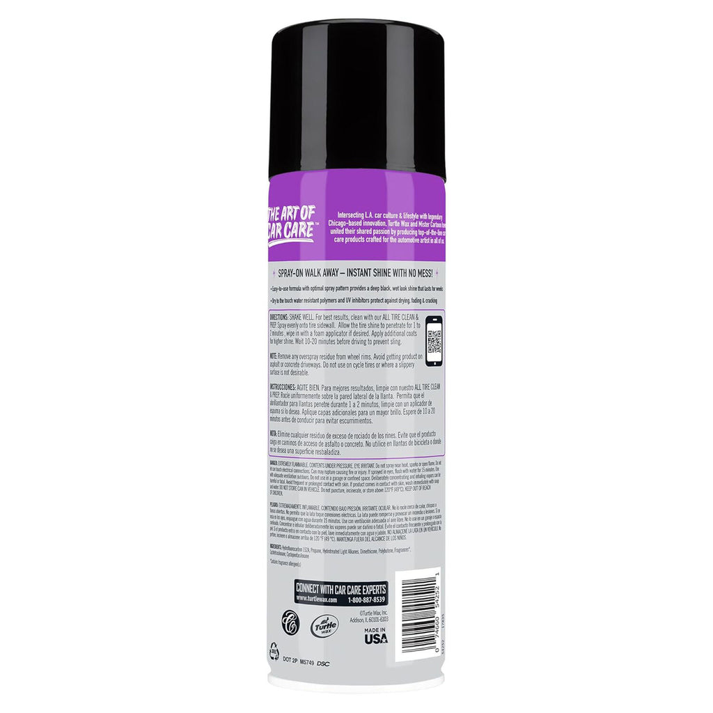 TURTLE WAX - TURTLE WAX M/C TIRE SHN 6/14OZ