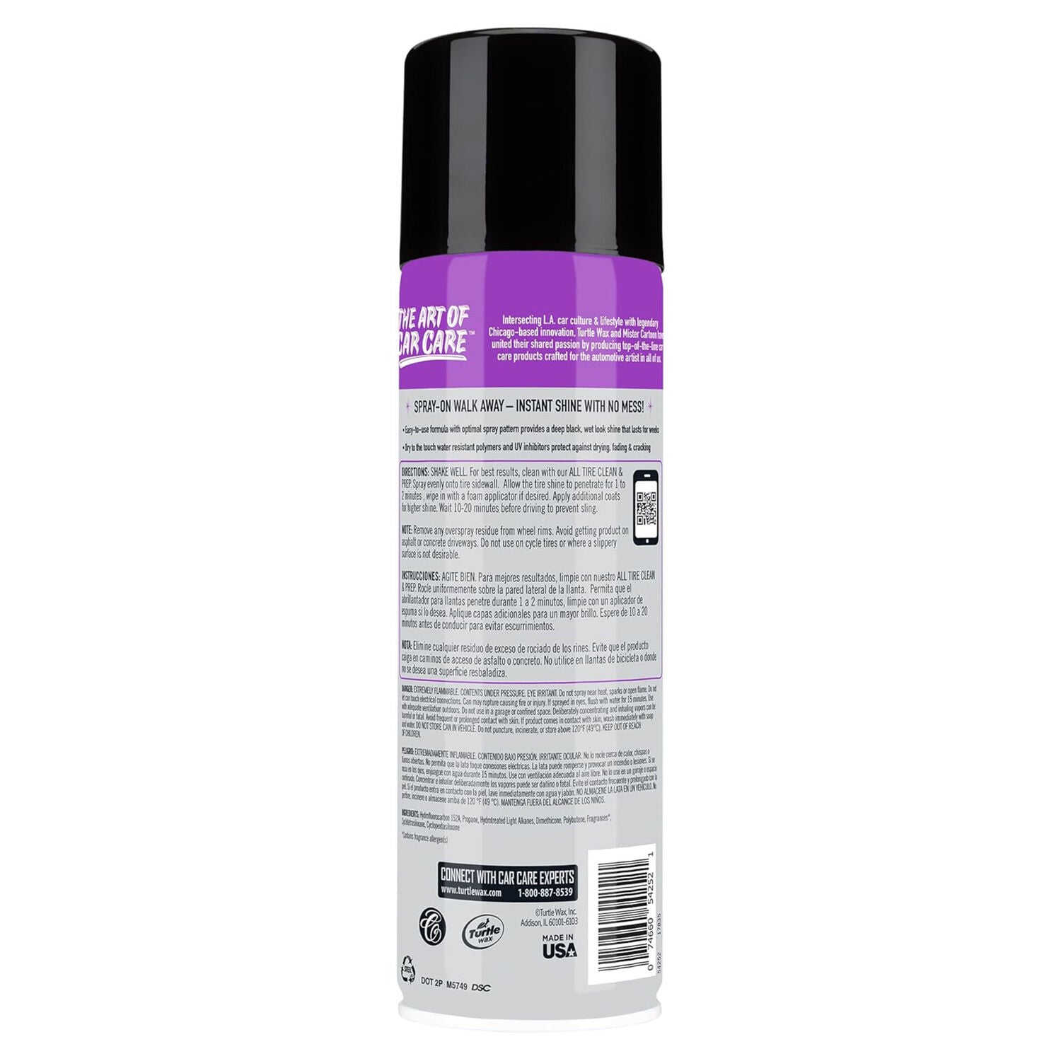 TURTLE WAX - TURTLE WAX M/C TIRE SHN 6/14OZ