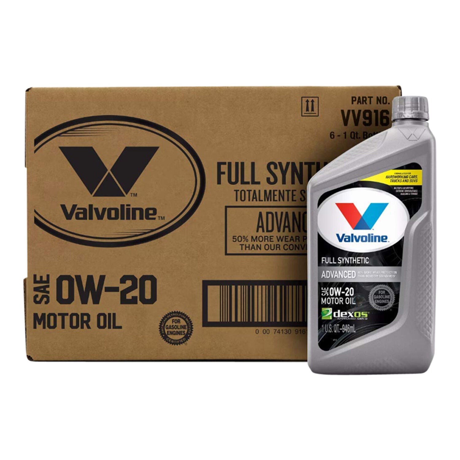 VALVOLINE - VALVOLINE SYNPOWER 0W20 6/1QT
