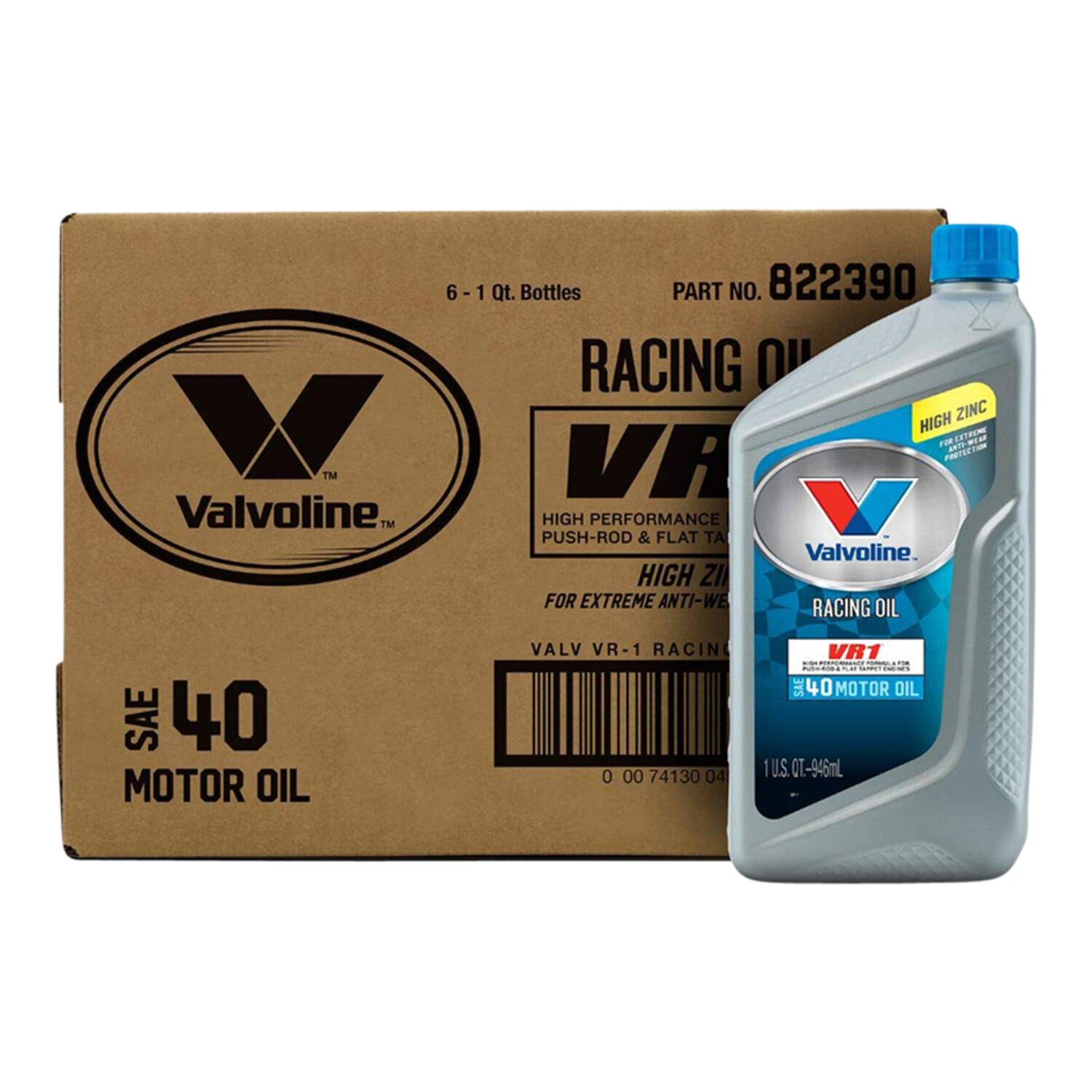 VALVOLINE - VALVOLINE RACING 40  6/1QT