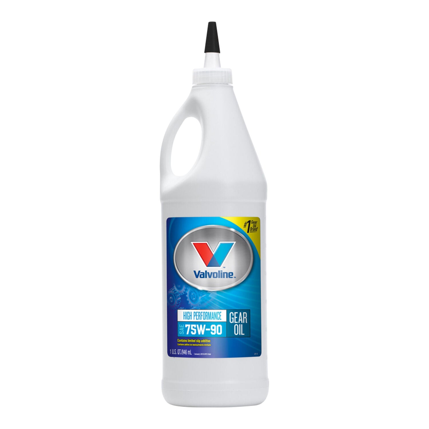 VALVOLINE - VALV HP GEAR OIL 75W90 12/1QT