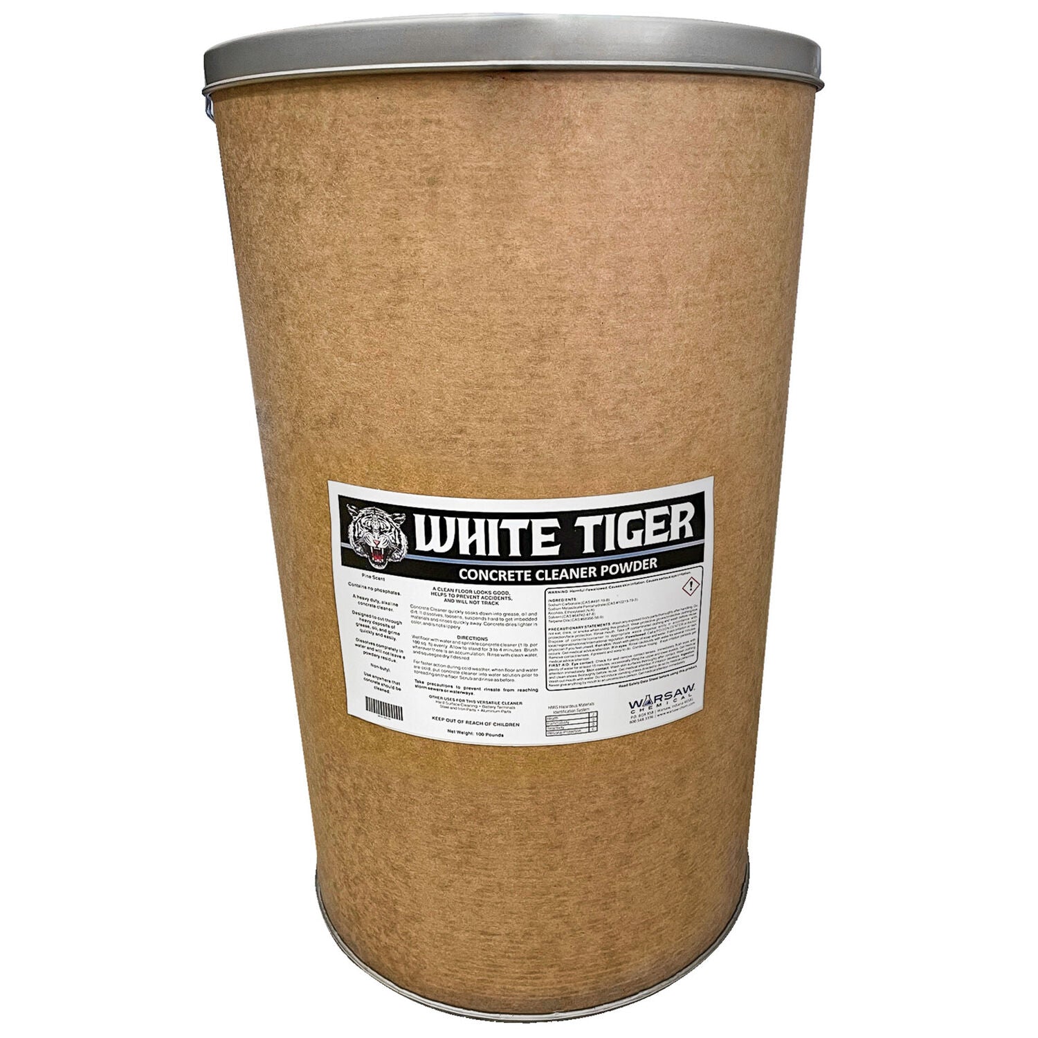 WARSAW CHEMICAL - POWDERED FLOOR CLNR (WHT)50#