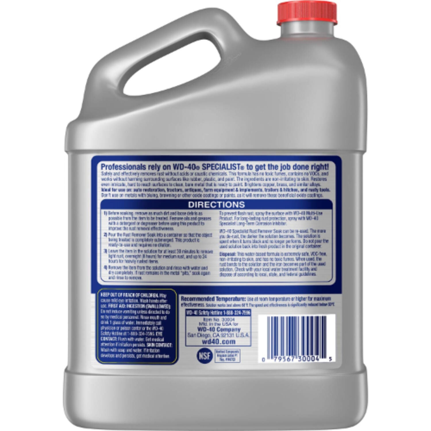 WD-40 - WD40 SPECIALIST RUST SOAK 4/1GA