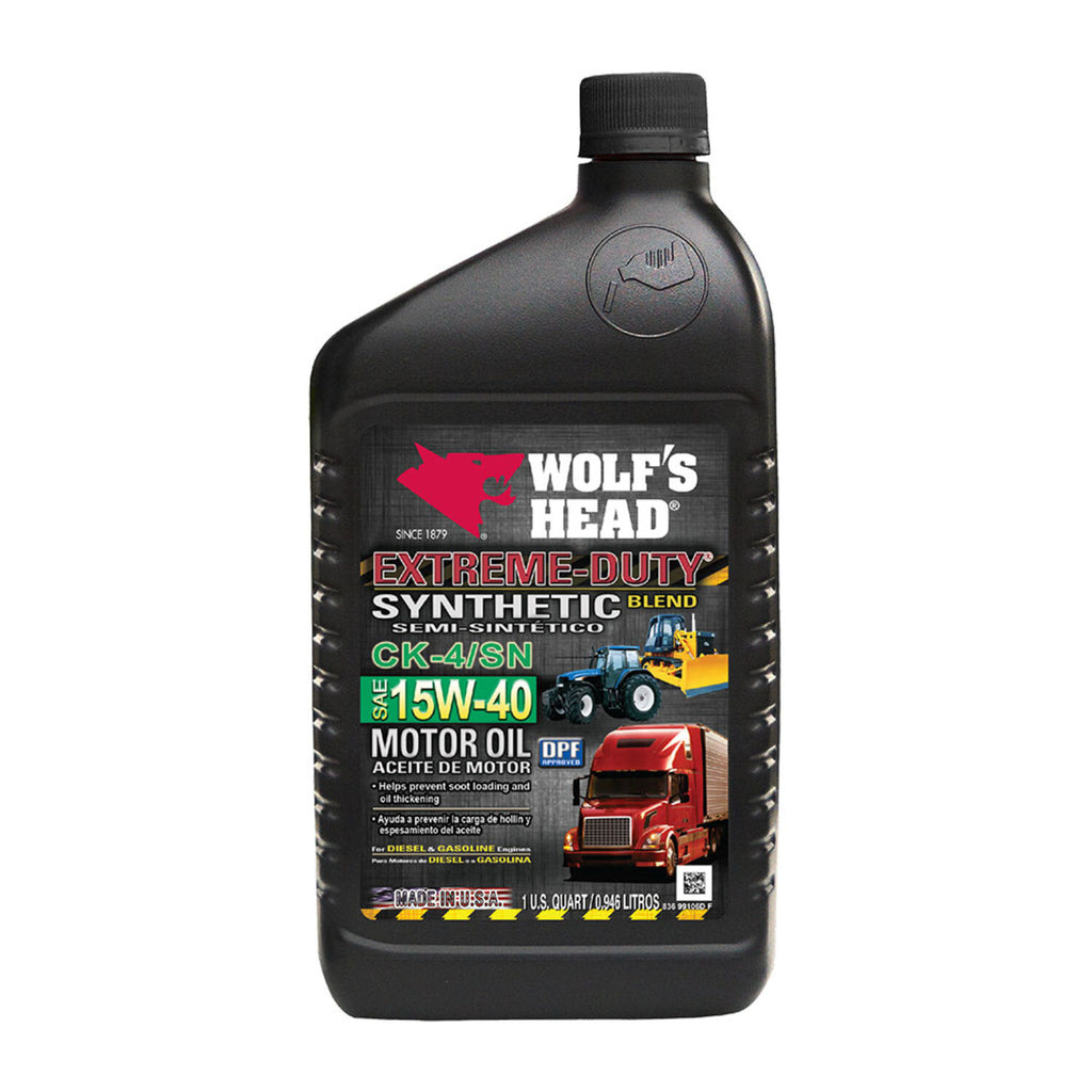 WOLF'S HEAD - WOLF'S HEAD SYN BL 15W40 12/1QT