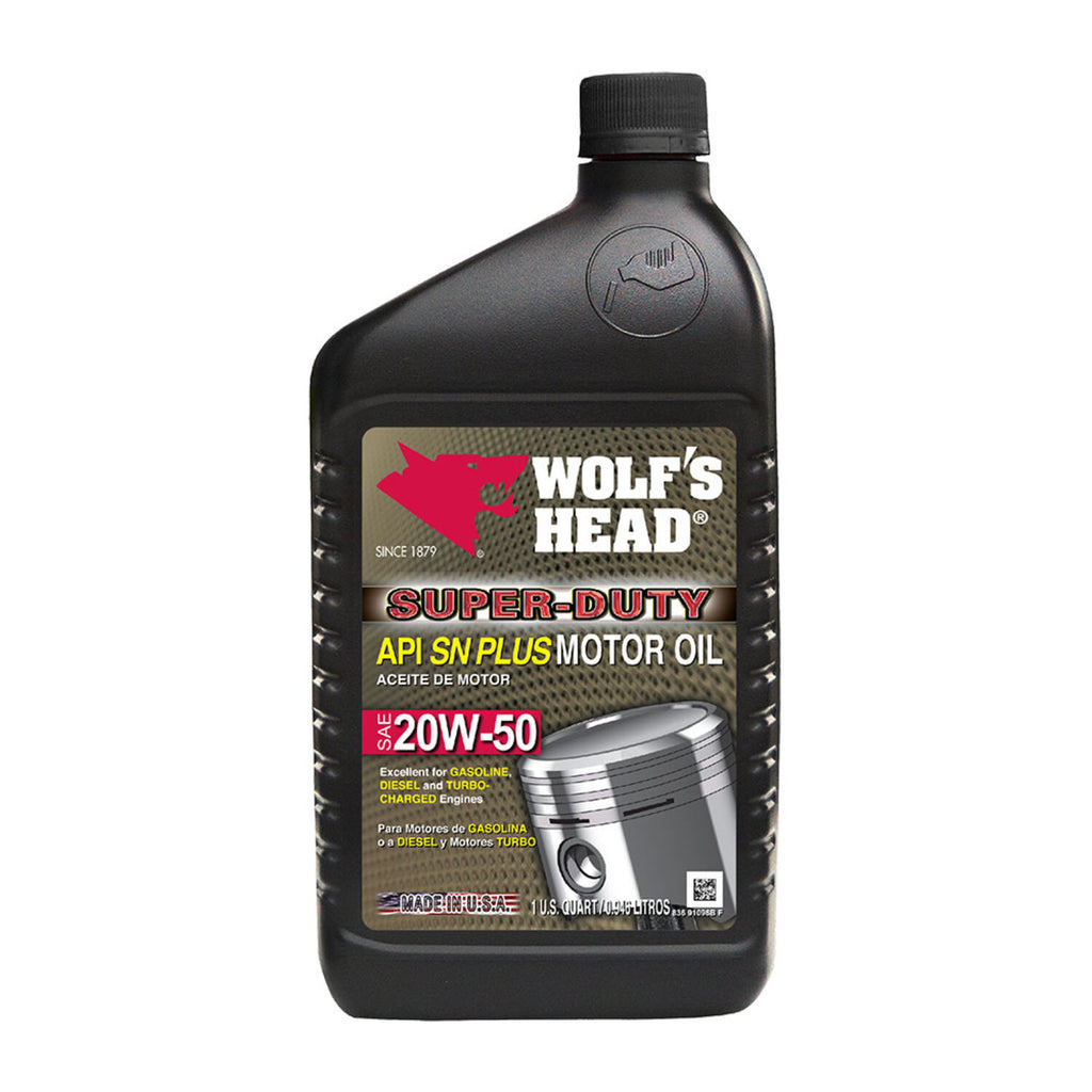 WOLF'S HEAD - WOLF'S HEAD S DUTY 20W50 12/1QT