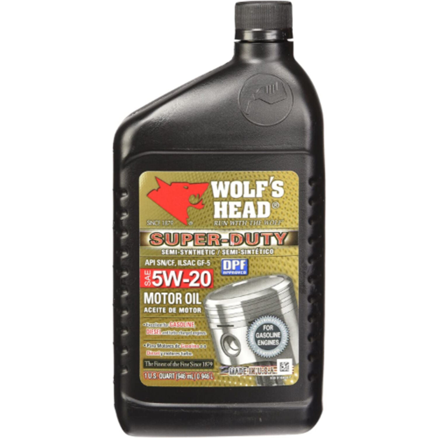 WOLF'S HEAD - WOLF'S HEAD S DUTY 5W20 12/1QT