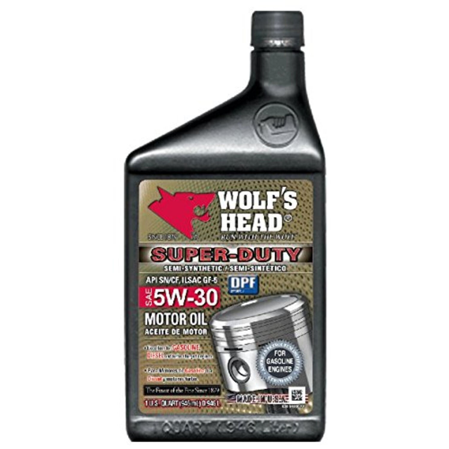 WOLF'S HEAD - WOLF'S HEAD S DUTY 5W30 12/1QT