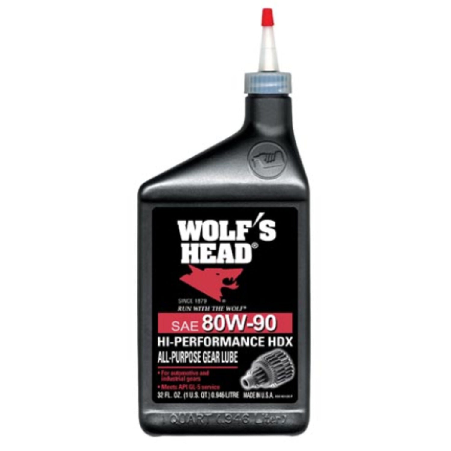 WOLF'S HEAD - WOLF'S HEAD 80W90 GEAR 12/1QT